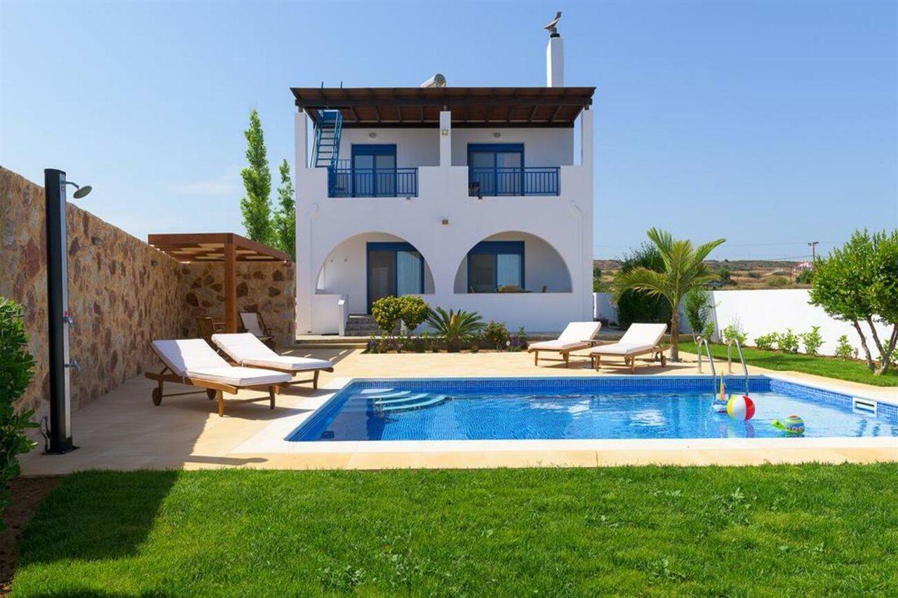 Villa Deep Blue Lakhania Bagian luar foto