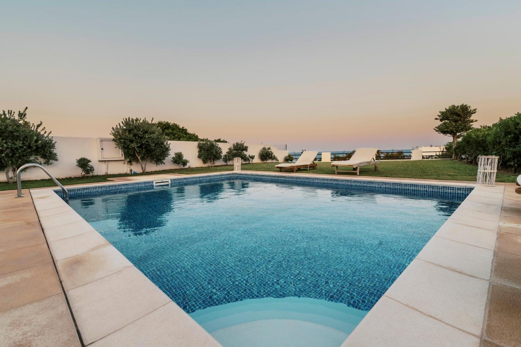 Villa Deep Blue Lakhania Bagian luar foto