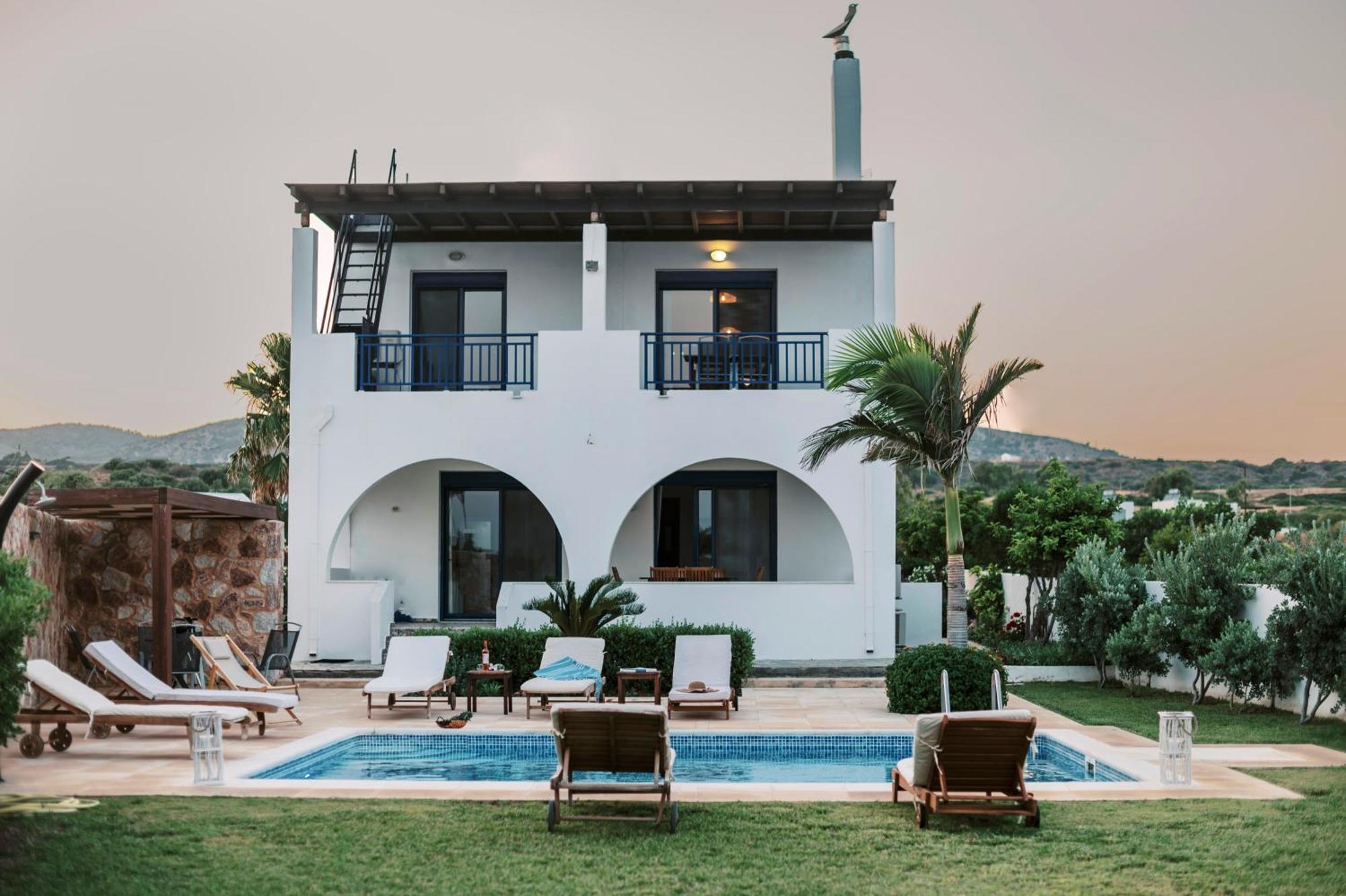 Villa Deep Blue Lakhania Bagian luar foto