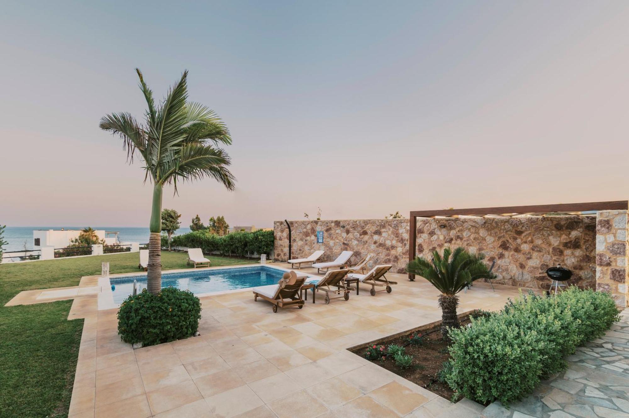 Villa Deep Blue Lakhania Bagian luar foto